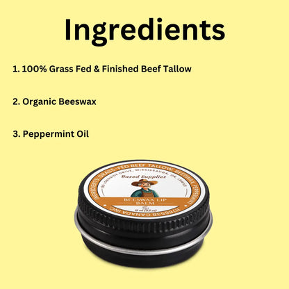 Peppermint Beeswax Lip Balm - 15 ml